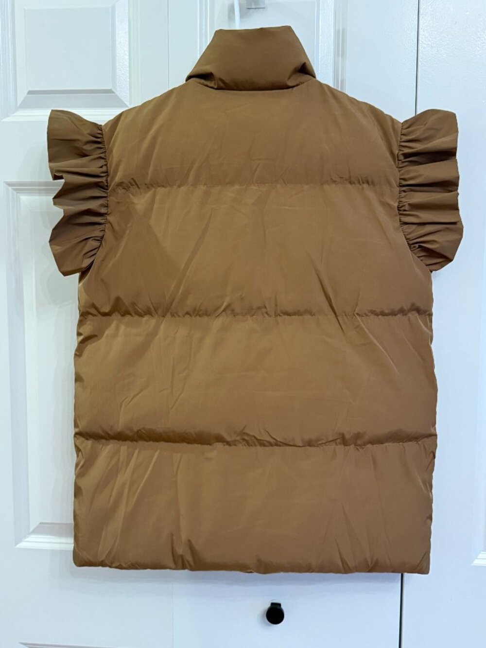 Bucket List Ruffle-Detail Down Vest - Picture 3 of 3